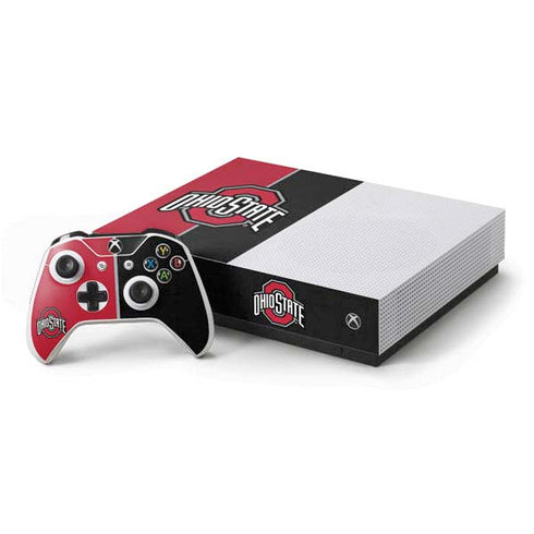 Ohio State University OSU Buckeyes Split Xbox One Skins