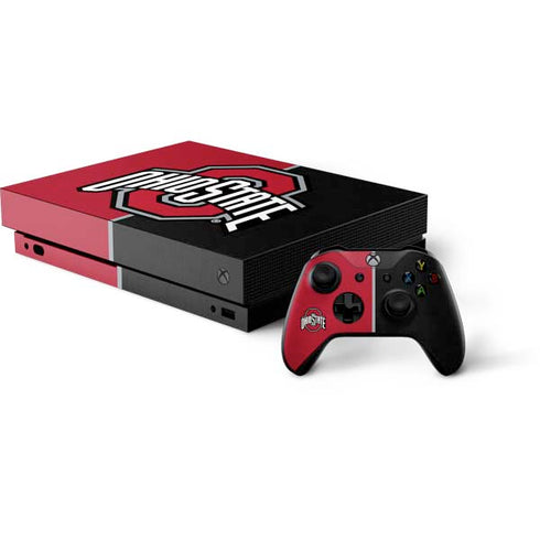 Ohio State University OSU Buckeyes Split Xbox One Skins