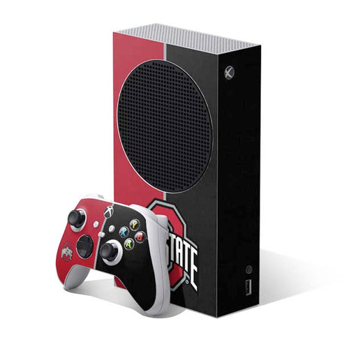 Ohio State University OSU Buckeyes Split Xbox Series S Bundle Skin