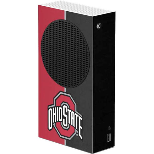 Ohio State University OSU Buckeyes Split Xbox Series S Console Skin