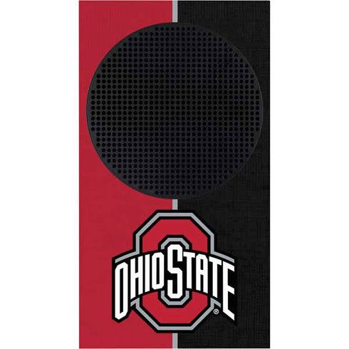 Ohio State University OSU Buckeyes Split Xbox Series S Console Skin