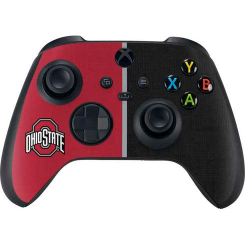 Ohio State University OSU Buckeyes Split Xbox Series X Skins