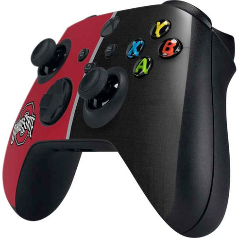 Ohio State University OSU Buckeyes Split Xbox Series X Controller Skin