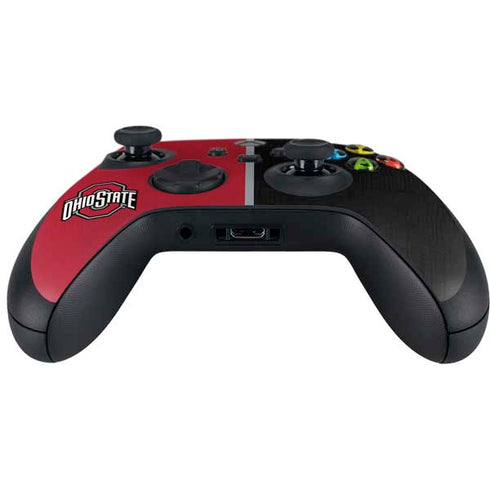 Ohio State University OSU Buckeyes Split Xbox Series X Controller Skin