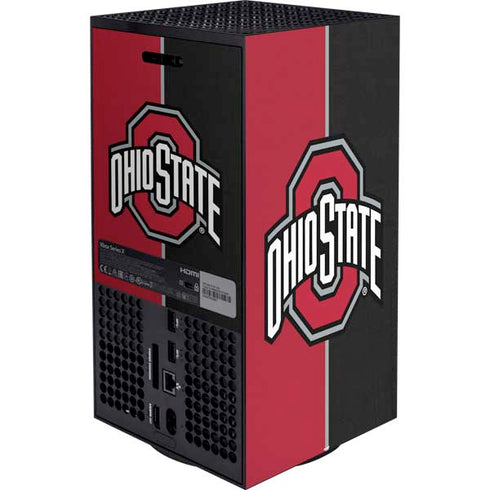Ohio State University OSU Buckeyes Split XBox Series X Digital Edition Bundle Skin