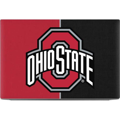 Ohio State University OSU Buckeyes Split Dell XPS Skin