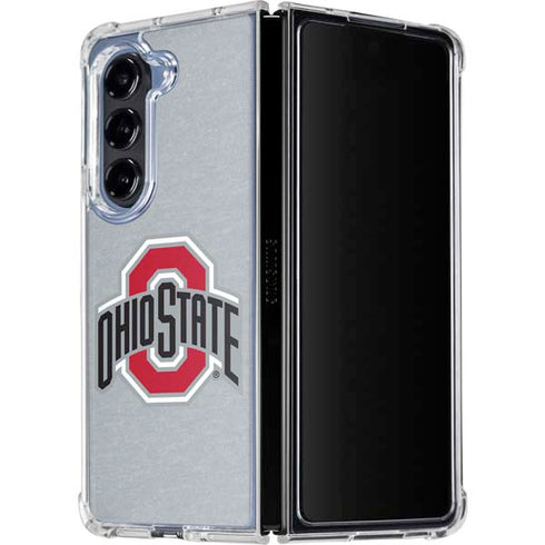 Ohio State University OSU Logo Galaxy Z Fold5 5G Clear Case