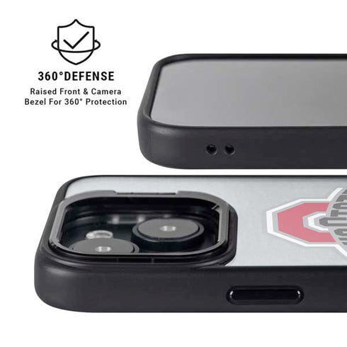 Ohio State University OSU Logo iPhone 15 Kickstand Case
