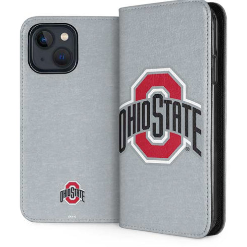Ohio State University OSU Logo iPhone 15 Plus Folio Case