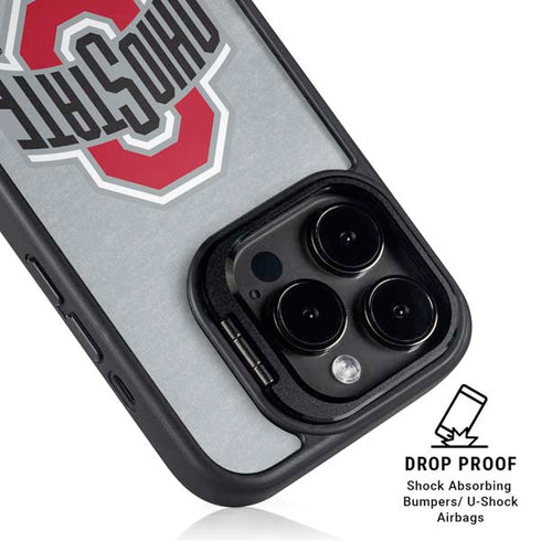 Ohio State University OSU Logo iPhone 15 Pro Max Kickstand Case