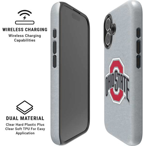 Ohio State University OSU Logo iPhone 16 Plus Magsafe Impact Case
