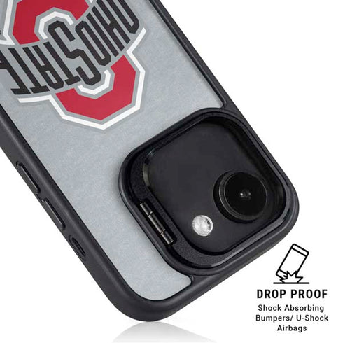 Ohio State University OSU Logo iPhone 16e Kickstand Case