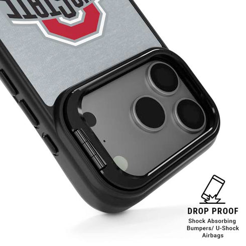 Ohio State University OSU Logo iPhone 17 Pro Max Kickstand Case