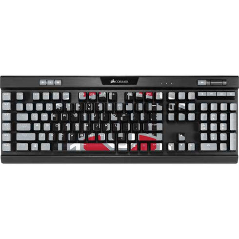 Ohio State University OSU Logo K95 RGB PLATINUM Mechanical Gaming Keyboard Skin