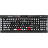 Ohio State University OSU Logo K95 RGB PLATINUM Mechanical Gaming Keyboard Skin