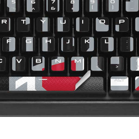 Ohio State University OSU Logo K95 RGB PLATINUM Mechanical Gaming Keyboard Skin