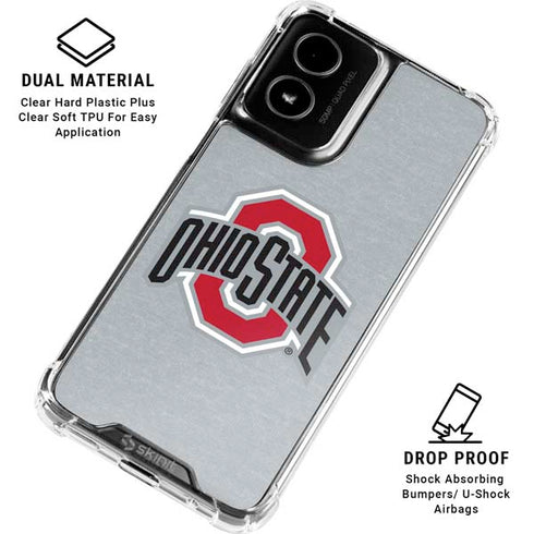 Ohio State University OSU Logo Moto G Power 5G (2024) Clear Case