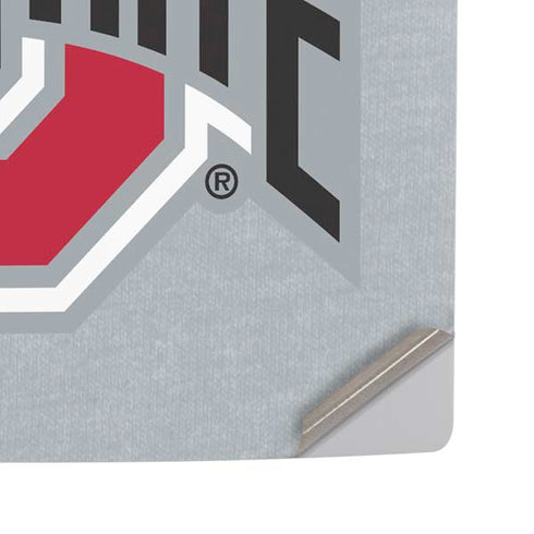 Ohio State University OSU Logo PS5 Pro Disk Console Skin