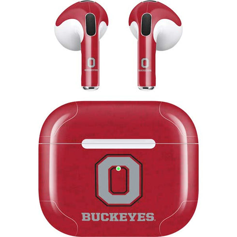 Ohio State University OSU O Apple AirPods (3rd Gen 2021) Skin