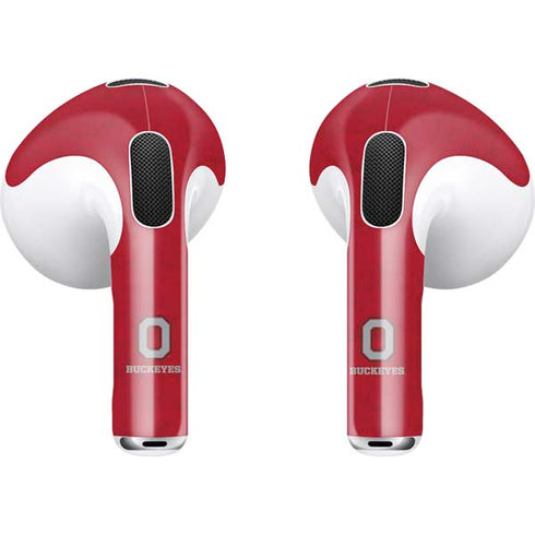Ohio State University OSU O Apple AirPods (3rd Gen 2021) Skin