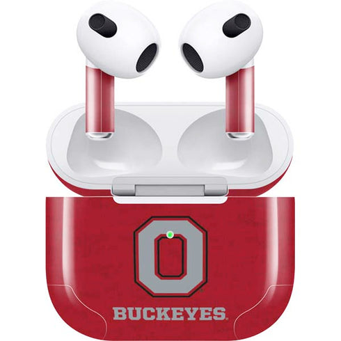 Ohio State University OSU O Apple AirPods (3rd Gen 2021) Skin