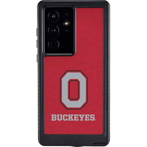 Ohio State University OSU O Galaxy S24 Ultra Waterproof Case