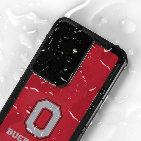 Ohio State University OSU O Galaxy S24 Ultra Waterproof Case