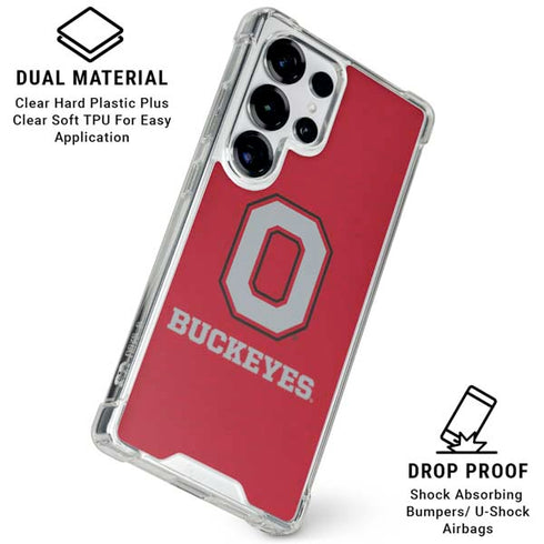 Ohio State University OSU O Galaxy S25 Ultra Clear Case