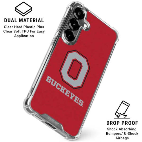 Ohio State University OSU O Galaxy S26 Clear Case