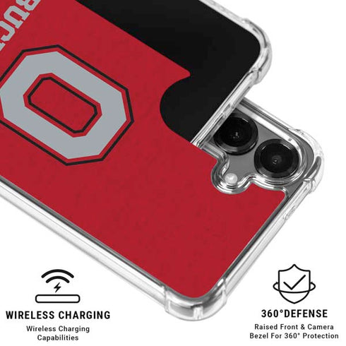 Ohio State University OSU O Galaxy S26 Plus Clear Case