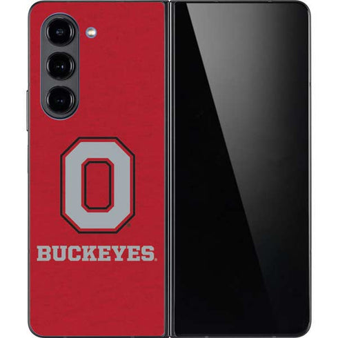 Ohio State University OSU O Galaxy Z Fold5 5G Skin