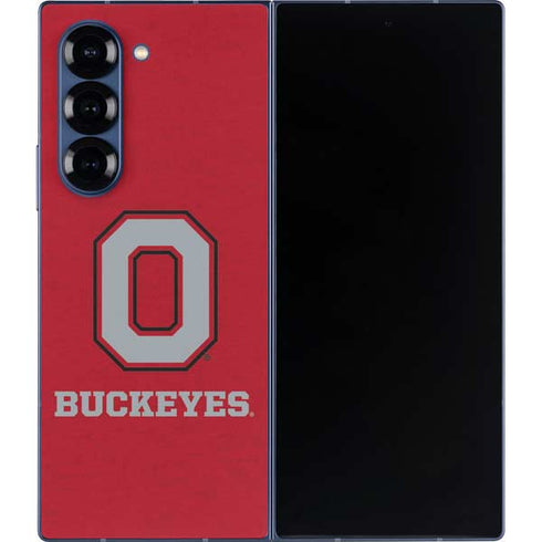 Ohio State University OSU O Galaxy Z Fold6 Skin