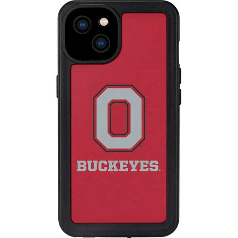 Ohio State University OSU O iPhone 15 Plus Waterproof Case