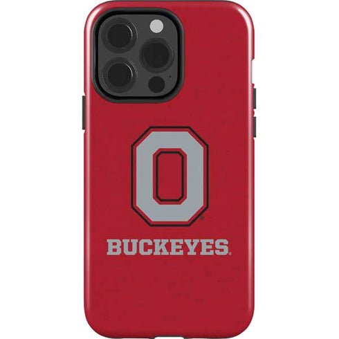 Ohio State University OSU O iPhone 15 Pro Impact Case