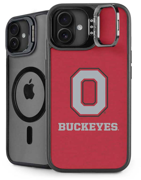 Ohio State University OSU O iPhone 16 Plus Kickstand Case