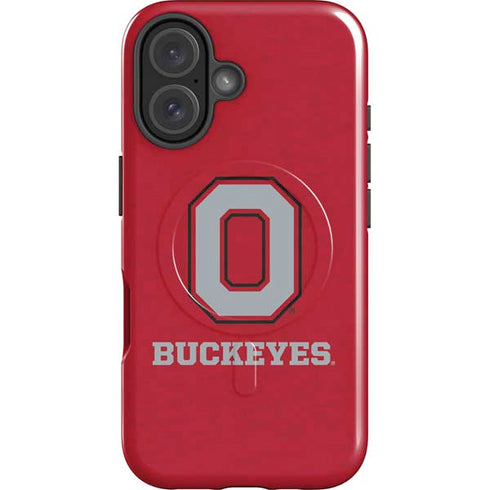 Ohio State University OSU O iPhone 16 Plus Magsafe Impact Case