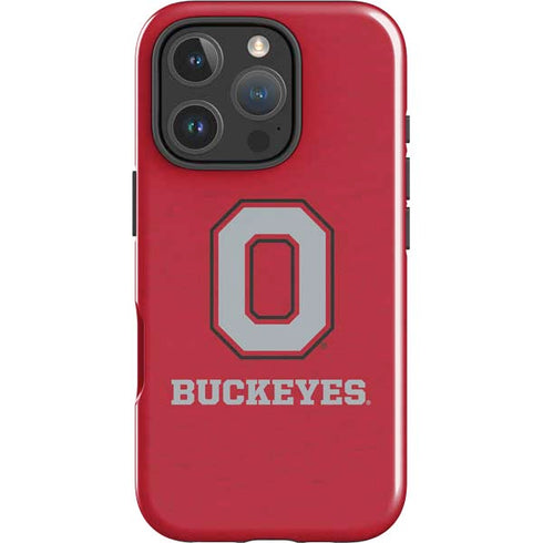 Ohio State University OSU O iPhone 16 Pro Impact Case