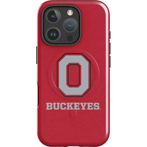 Ohio State University OSU O iPhone 16 Pro Max Magsafe Impact Case