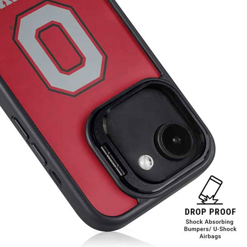 Ohio State University OSU O iPhone 16e Kickstand Case