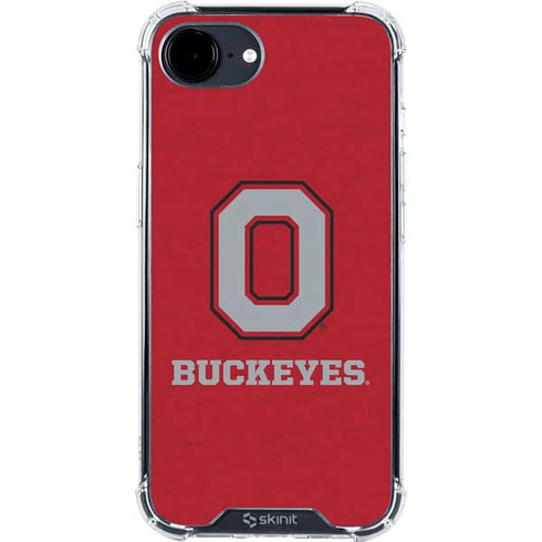 Ohio State University OSU O iPhone 16e Clear Case
