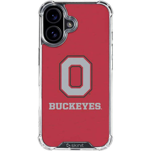 Ohio State University OSU O iPhone 17 Clear Case