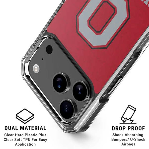 Ohio State University OSU O iPhone 18 Pro Clear Case