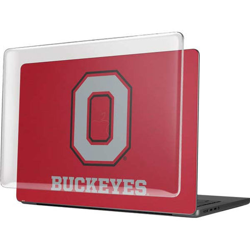 Ohio State University OSU O MacBook Pro 14in (2021-24) Case plus Skin