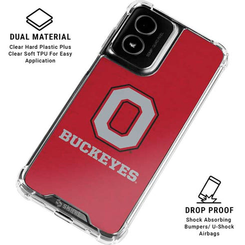 Ohio State University OSU O Moto G Power 5G (2024) Clear Case