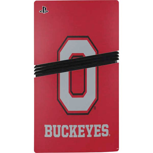 Ohio State University OSU O PS5 Pro Bundle Skin
