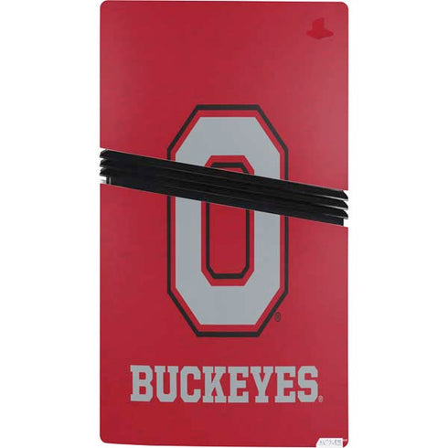 Ohio State University OSU O PS5 Pro Console Skin