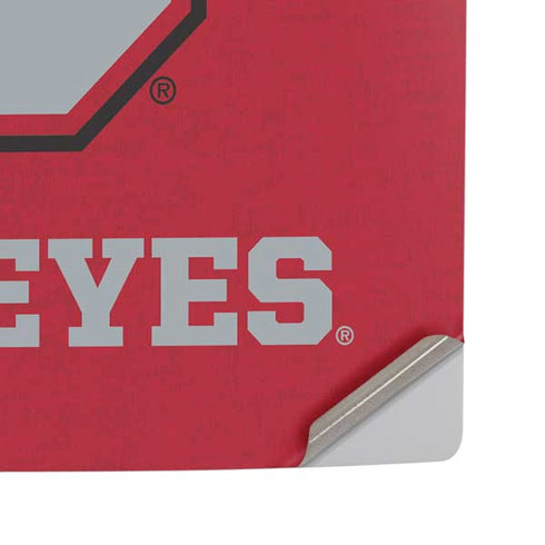 Ohio State University OSU O PS5 Pro Disk Console Skin