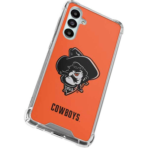 Oklahoma State University OSU Basketball Galaxy A16 5G Clear Case