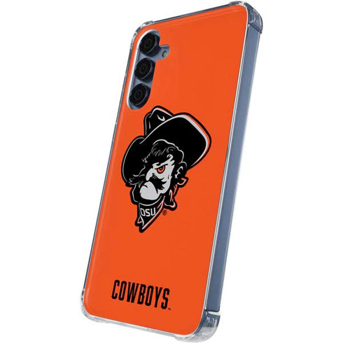 Oklahoma State University OSU Basketball Galaxy A35 5G Clear Case