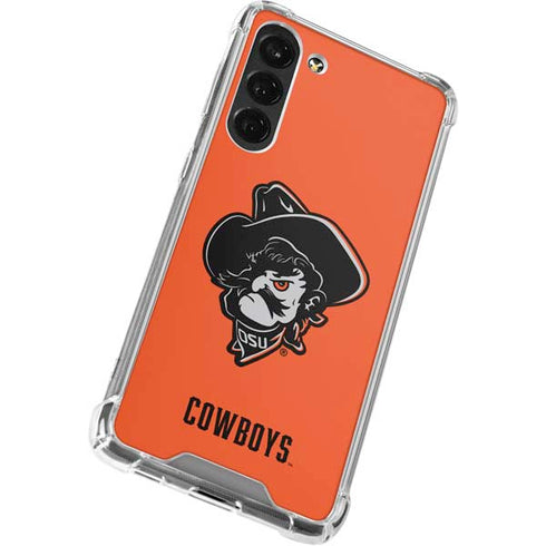 Oklahoma State University OSU Basketball Galaxy S24 FE Clear Case